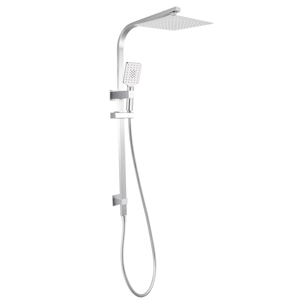 10" brushed nickel sqaure overhead shower