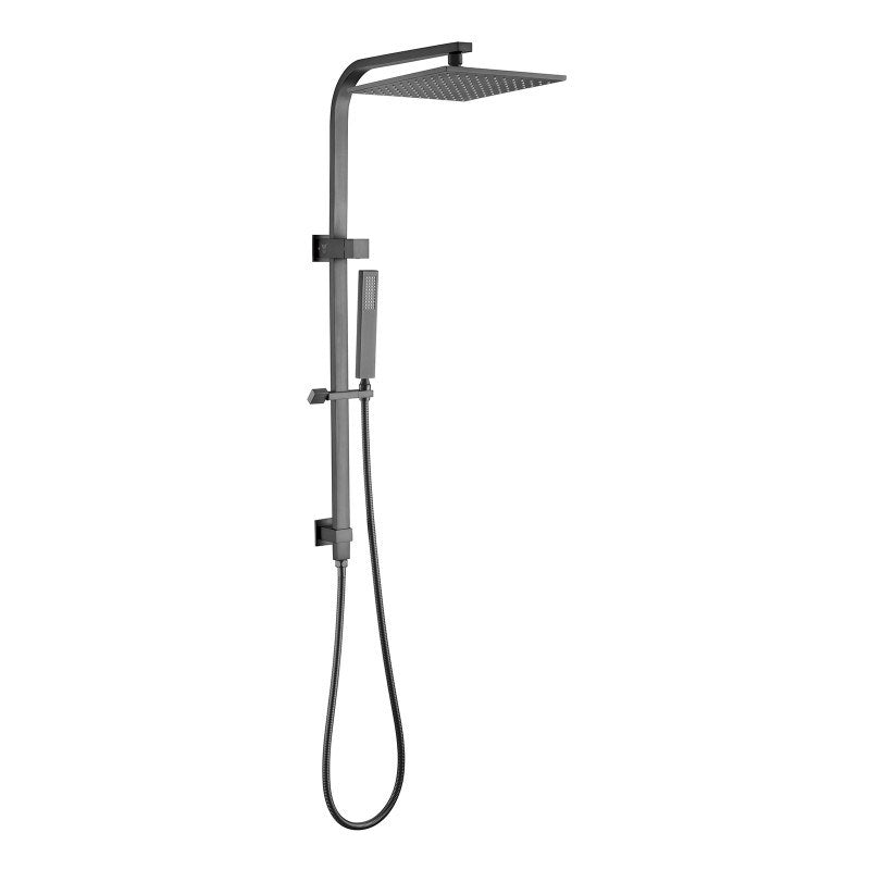 10" Gunmetal square overhead Shower