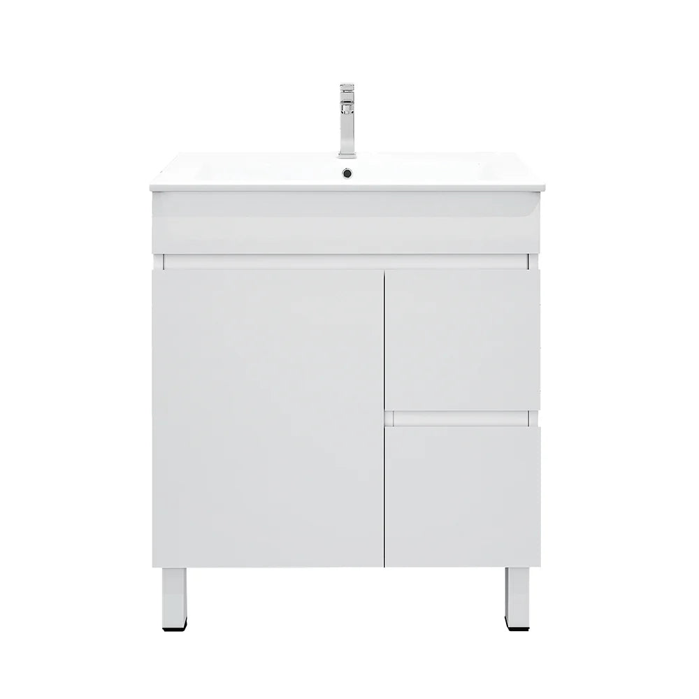 BIANCA 750mm PVC Slim Freestanding Vanity