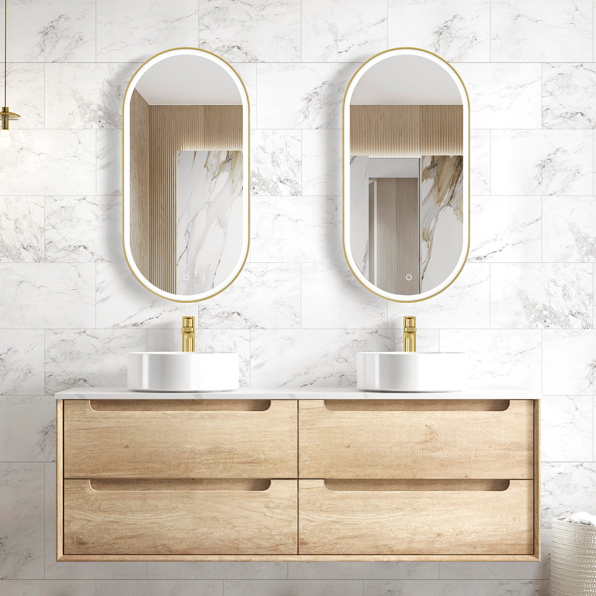 Byron Vanity 1500mm - Natural Oak
