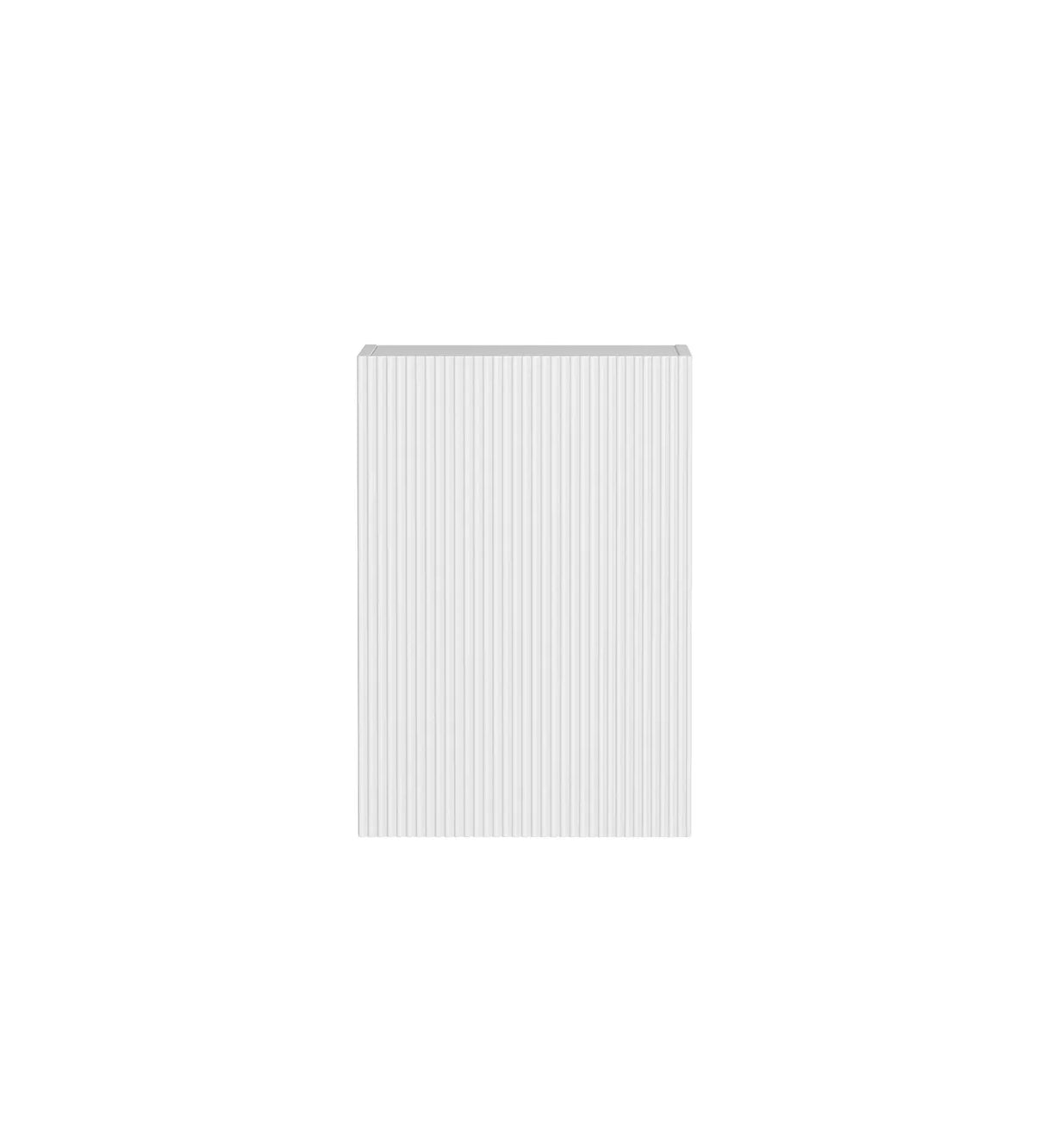 Bondi Laundry 415 Fluted White Wall Cabinet front