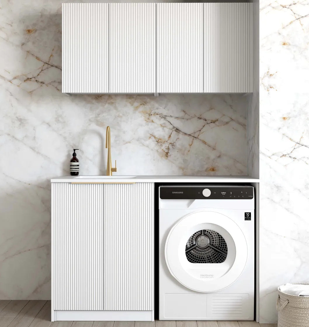 Bondi White Laundry Kit 1305x600x2100