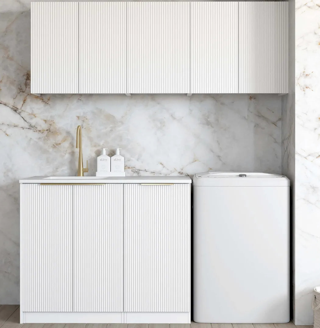 Bondi White Laundry Kit 1715x600x2100