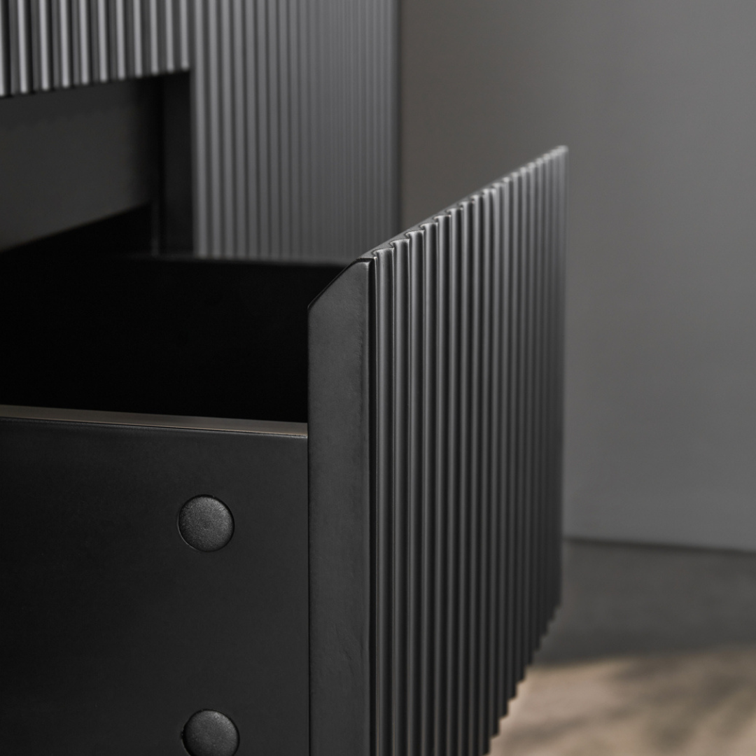 Closer look of open drawer of Brindabella Wall Hung Vanity Centre Drawer 1200mm