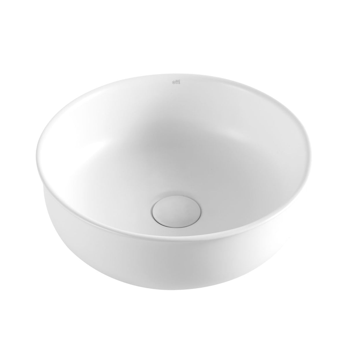 Bronte Round 360x360x130 Basin matte white