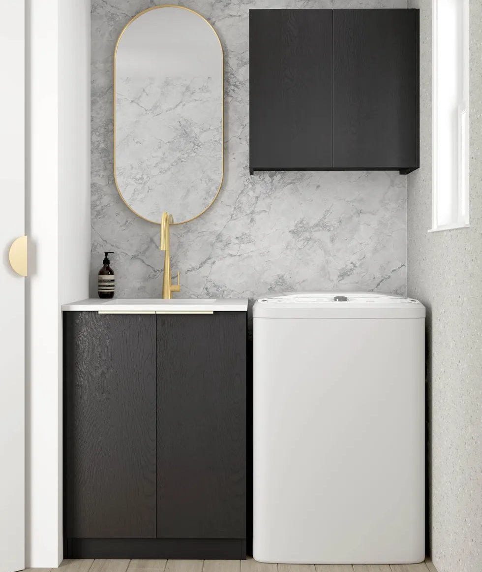 Byron Black Oak Mini Laundry