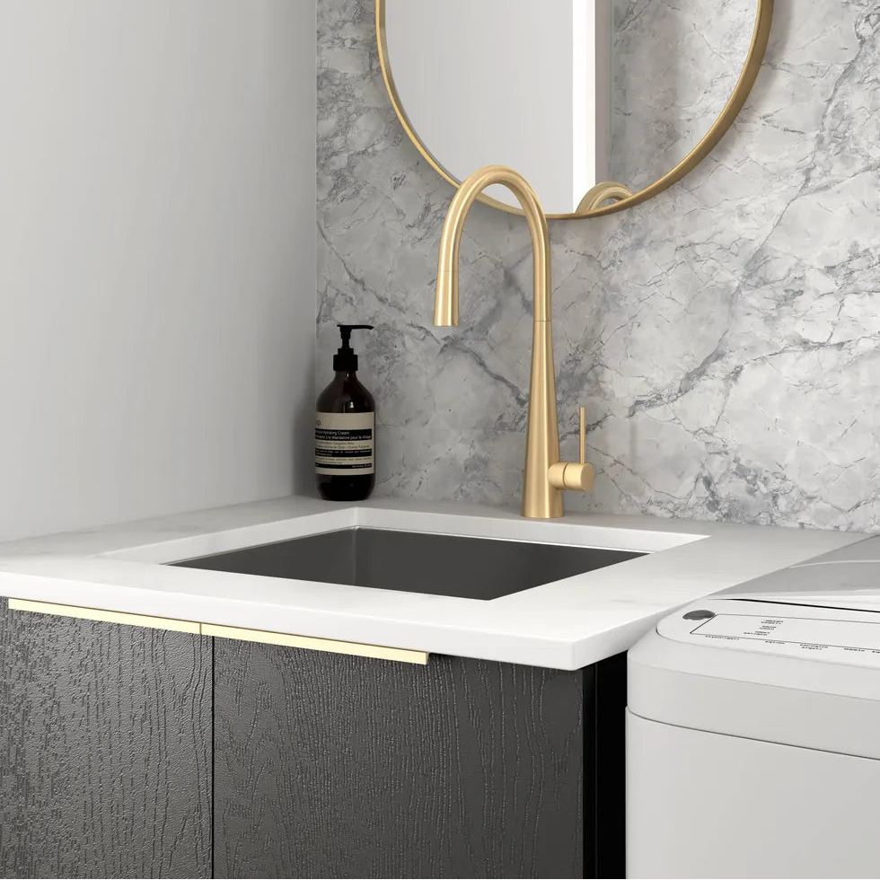 Byron Black Oak Mini Laundry