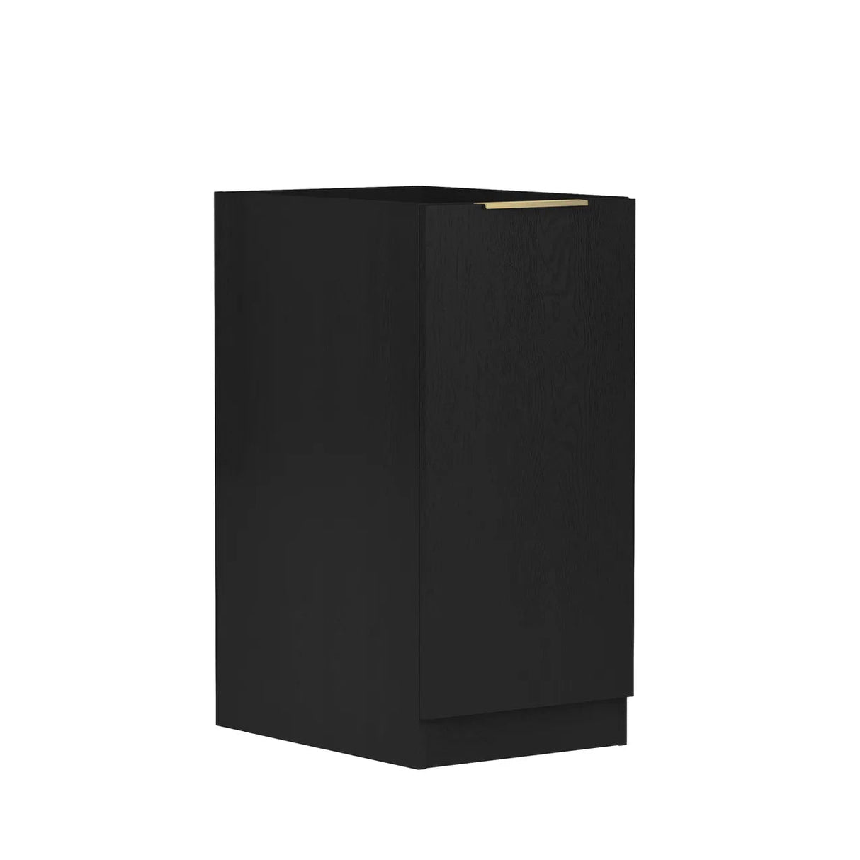 Byron Laundry 415 Black Oak Base Cabinet side view