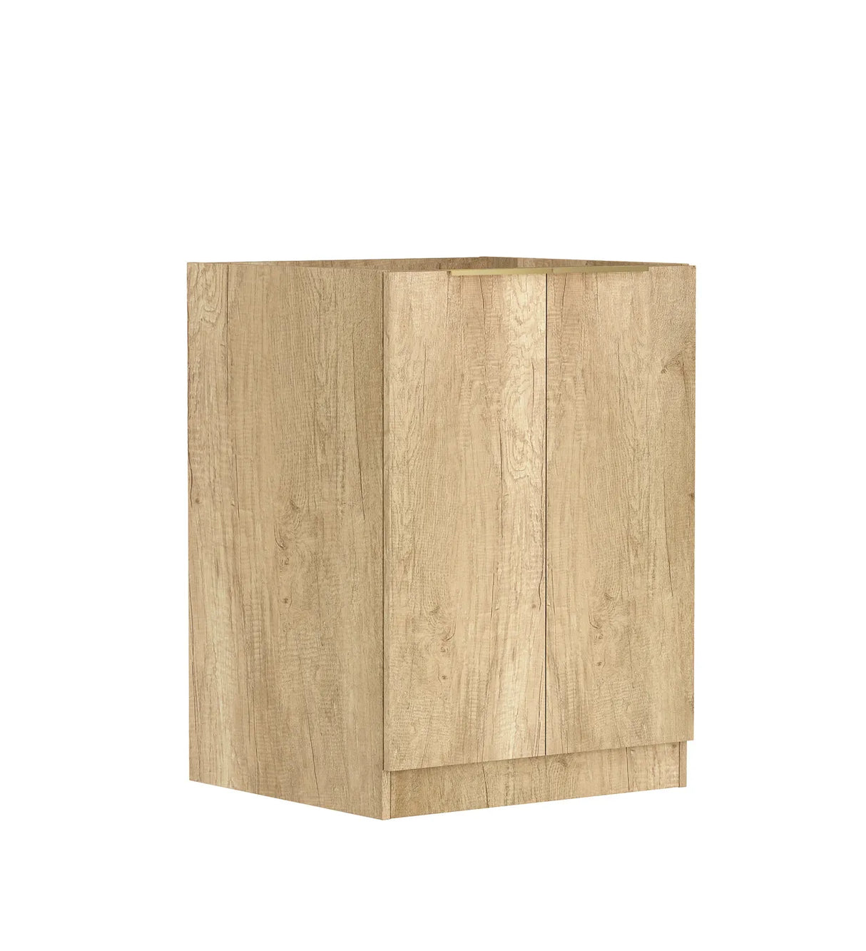 Byron Laundry 630 Natural Oak Base Cabinet side view