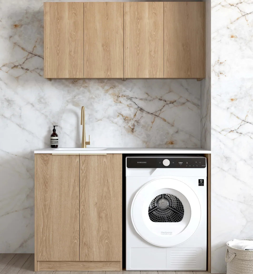 Byron Natural Oak Laundry Kit 1305x600x2100