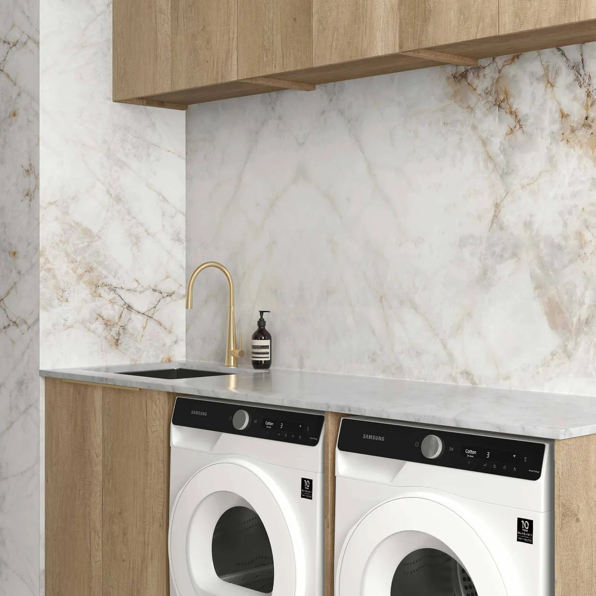 Byron Natural Oak Laundry Kit 1960x600x2100