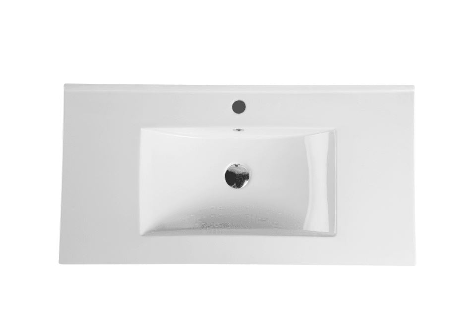 Mercio Ceramic Basin Top - 900mm top view