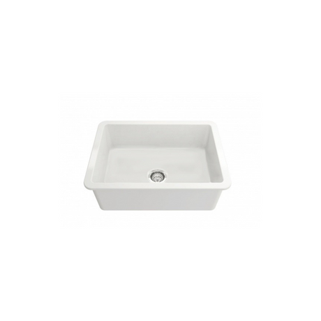 Cuisine 68x48 Matte White Inset / Undermount Fireclay Sink