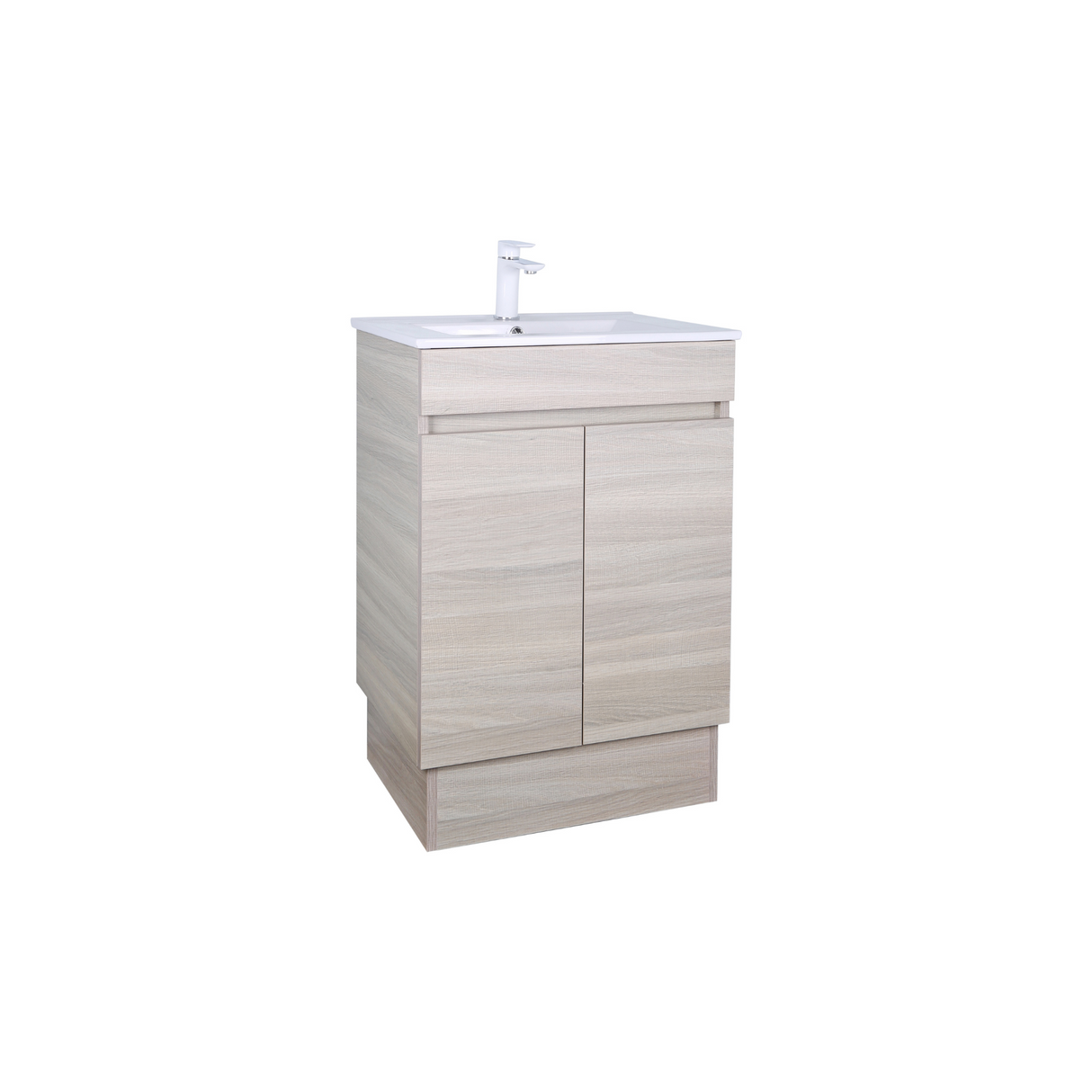 EVIE 600mm Oak PVC Floor Vanity