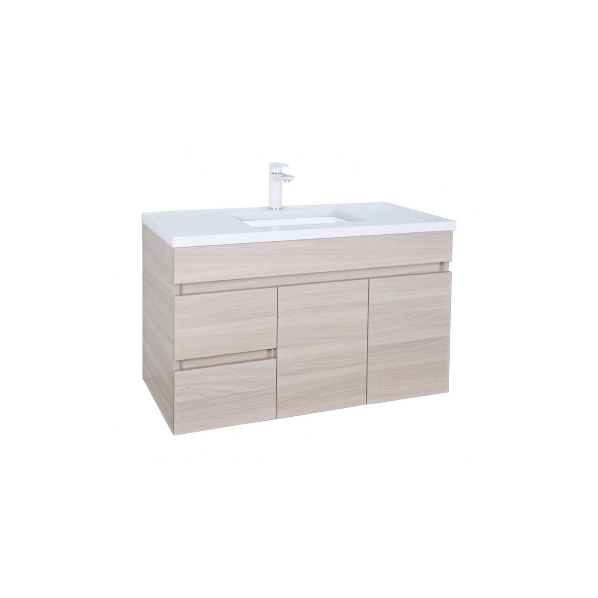 EVIE PVC Wall Hung LH Vanity 900mm