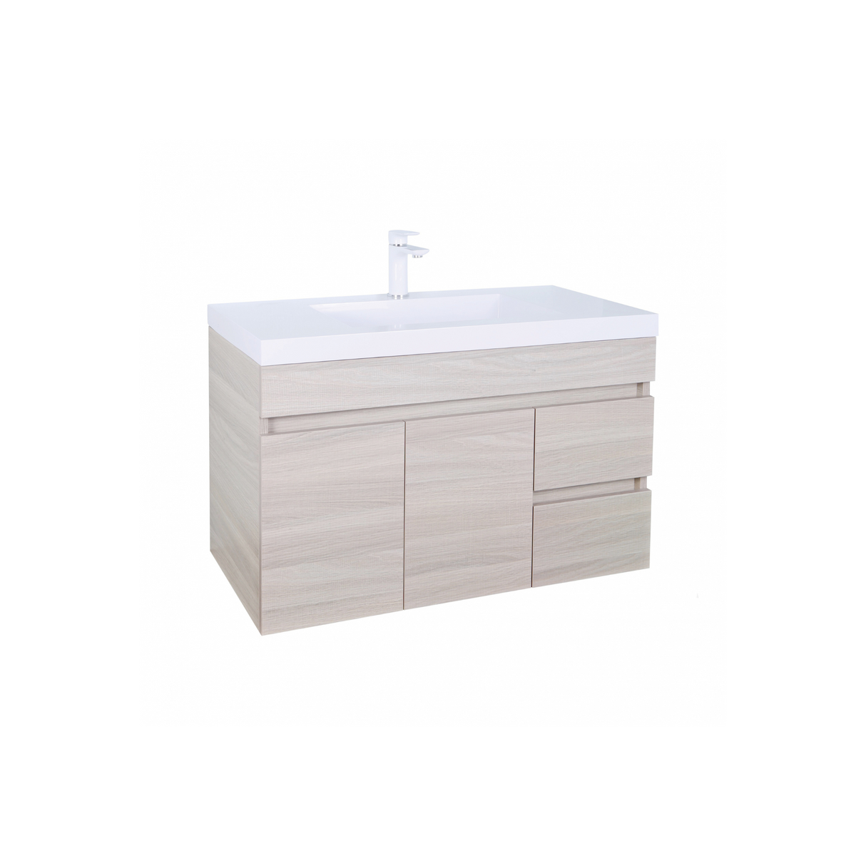 EVIE PVC Wall Hung RH Vanity 900mm