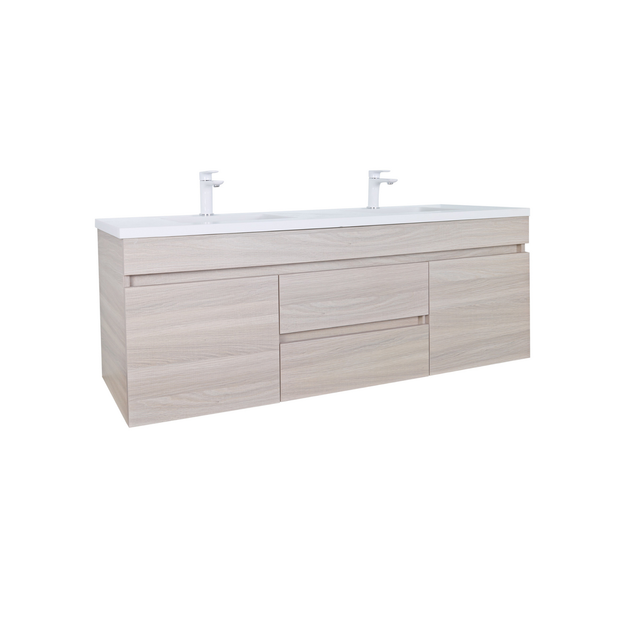 EVIE 1200mm Oak PVC Wall Hung Vanity
