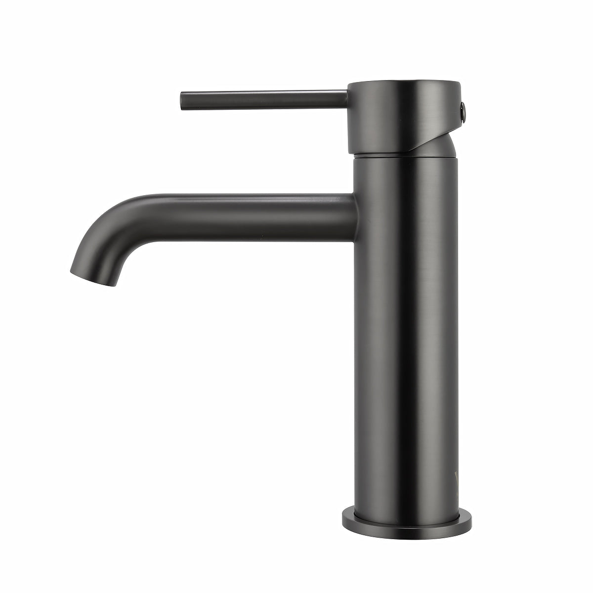 LUCID PIN - Gunmetal Basin Mixer side view