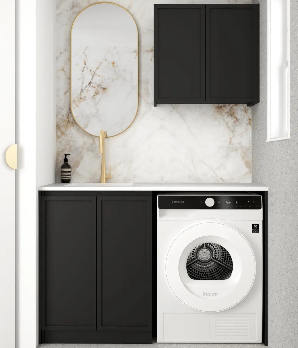 Hampshire Black Laundry Kit 1305x600x2100