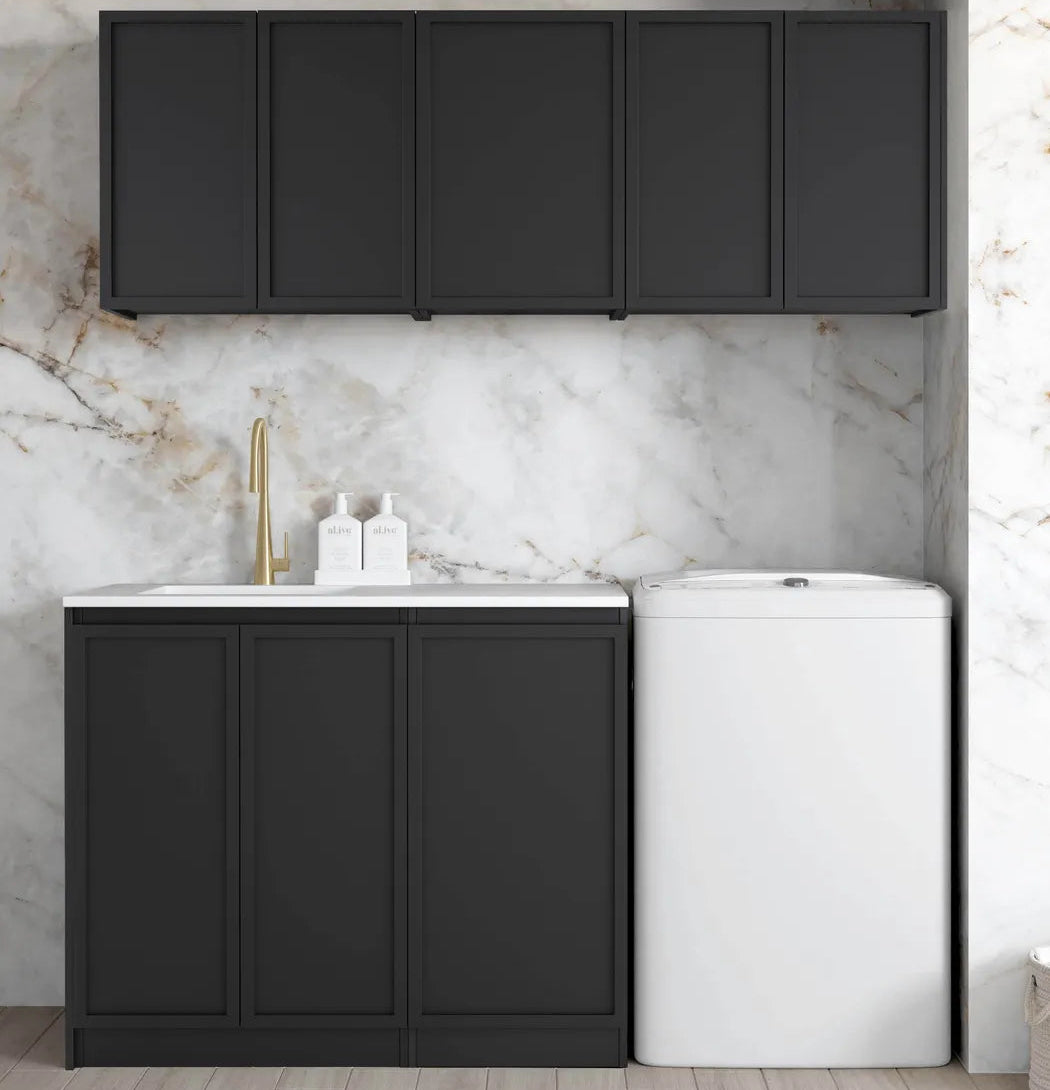 Hampshire Black Laundry Kit 1715x600x2100