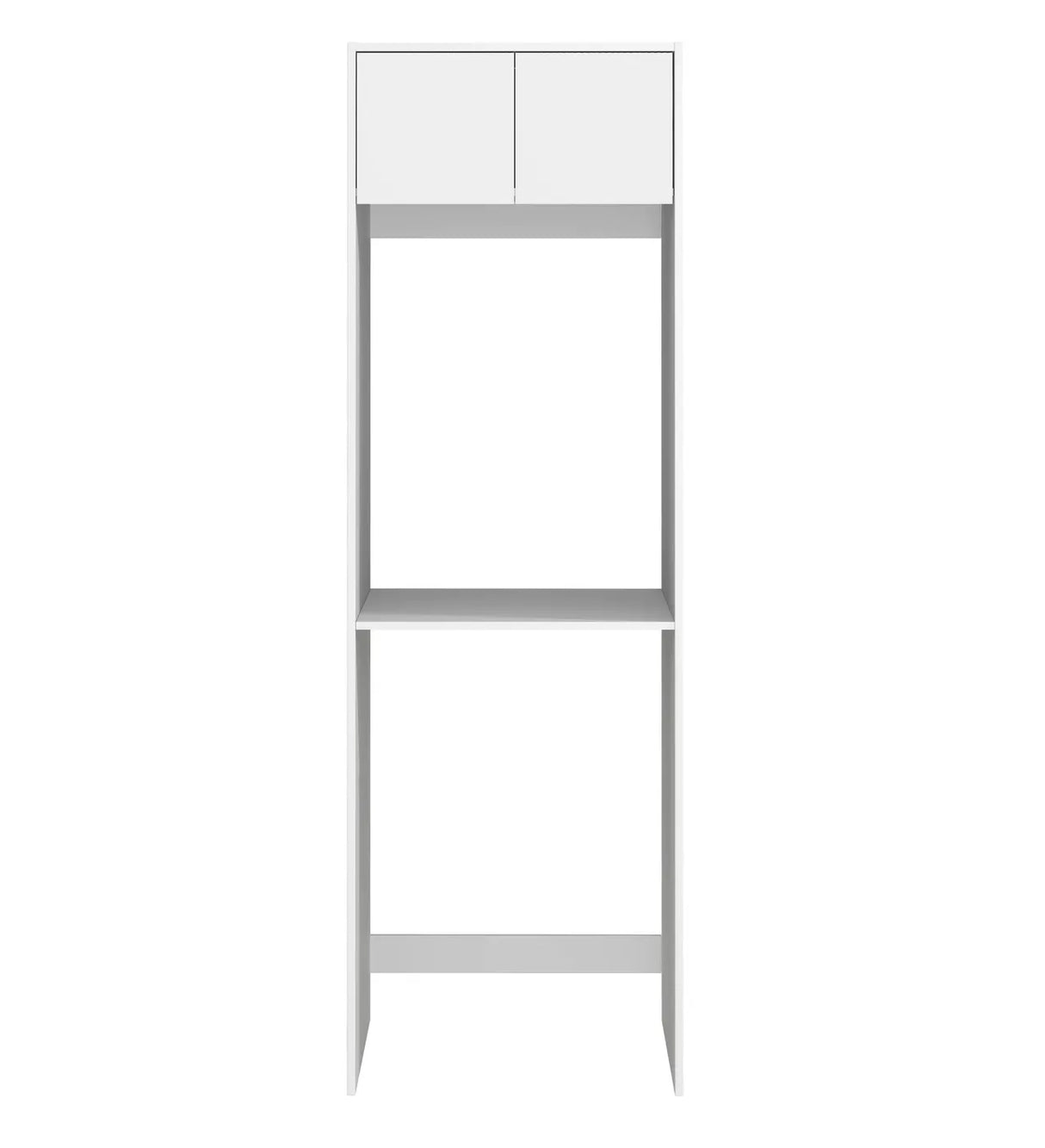 Hampshire Laundry 2100 White Tall Washing Machine Cabinet front