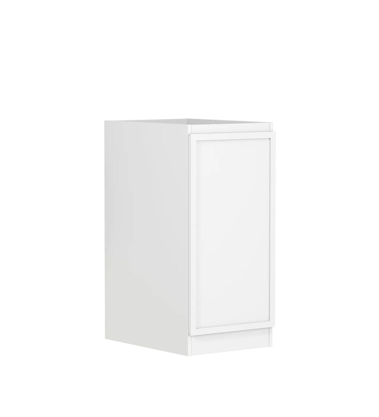 Hampshire Laundry 415 White Base Cabinet side