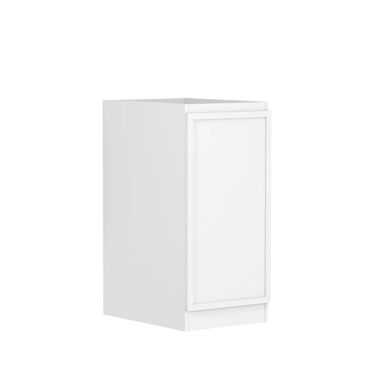 Hampshire Laundry 415 White Base Cabinet side