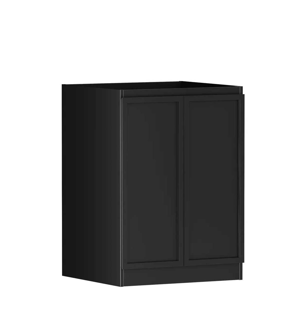 Hampshire Laundry 630 Black Base Cabinet side view