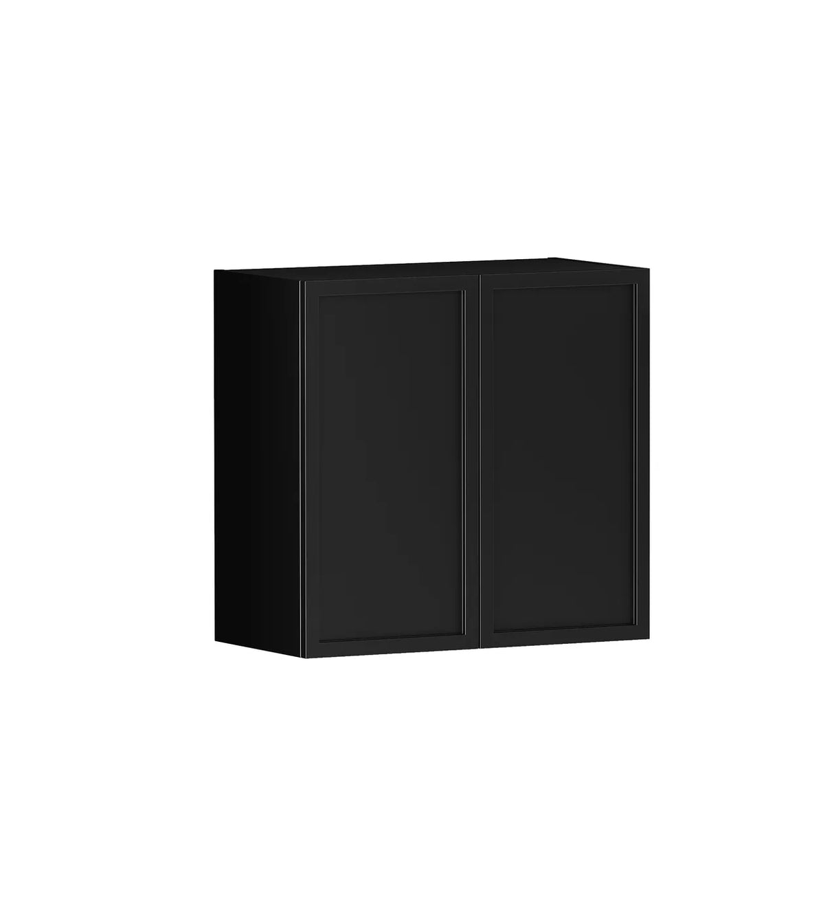 Hampshire Laundry 630 Black Wall Cabinet side view