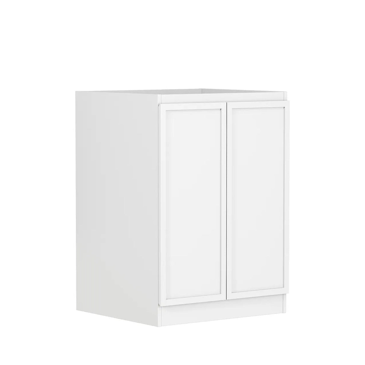 Hampshire Laundry 630 White Base Cabinet side