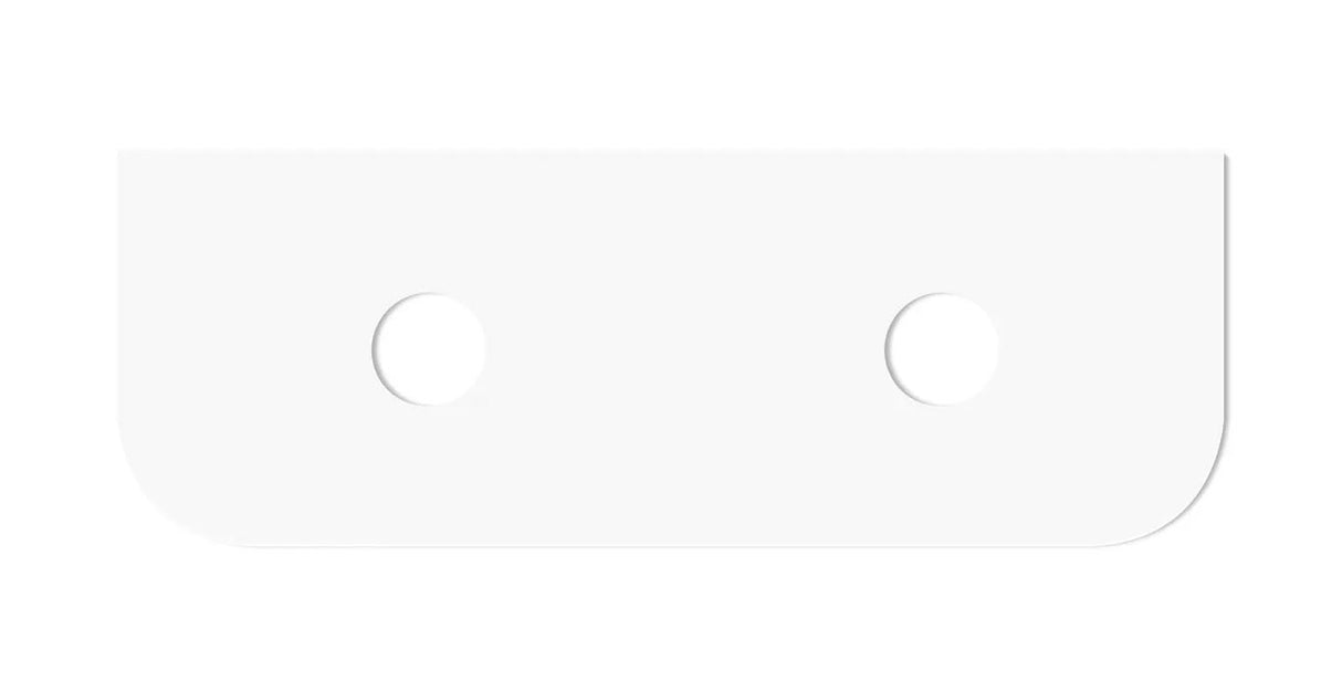 White part of Hampshire Wall Hung Vanity Curve 1500mm - White