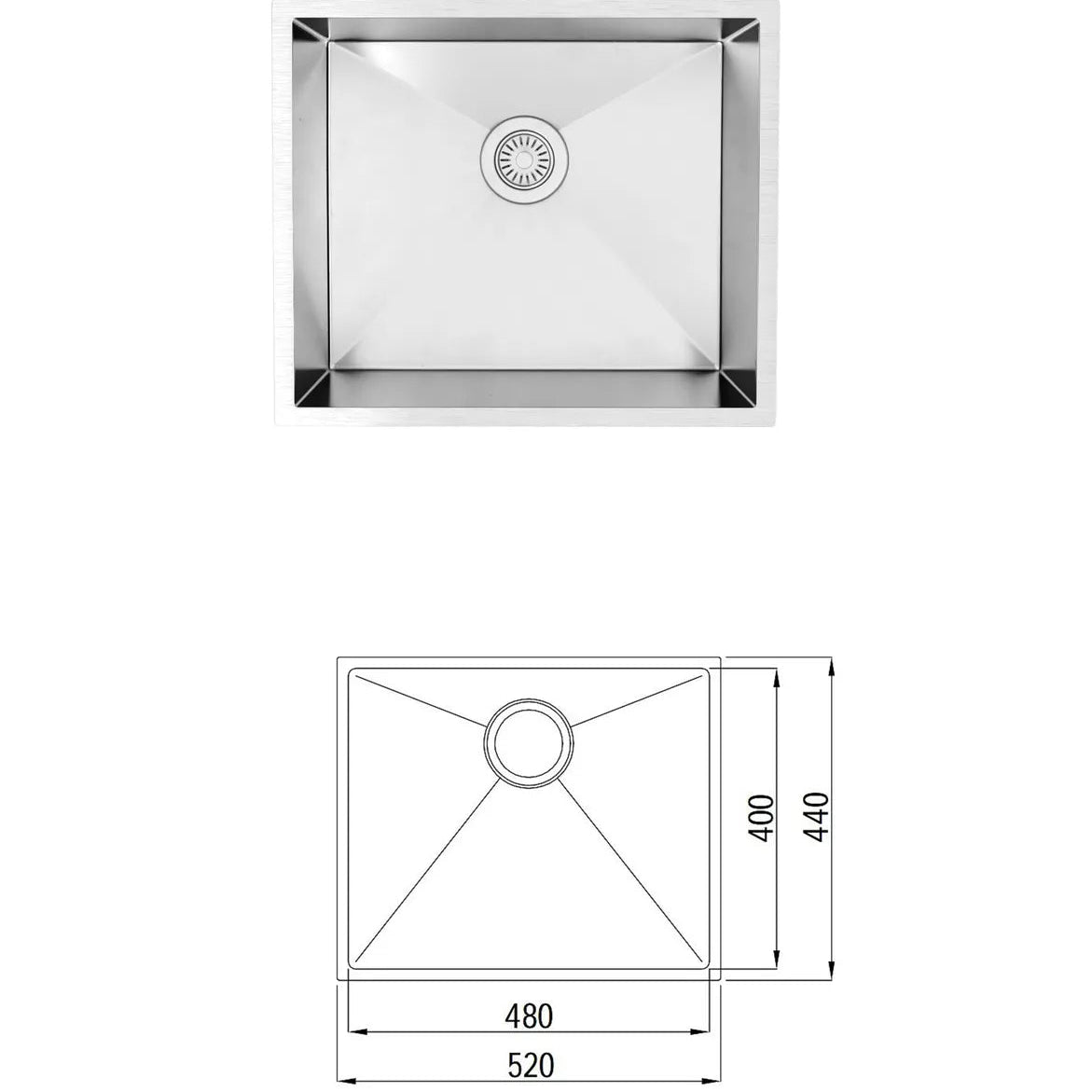 Hampshire White Base Laundry Cabinet with Stone Top and Sink 1060x600x900 sink drawing