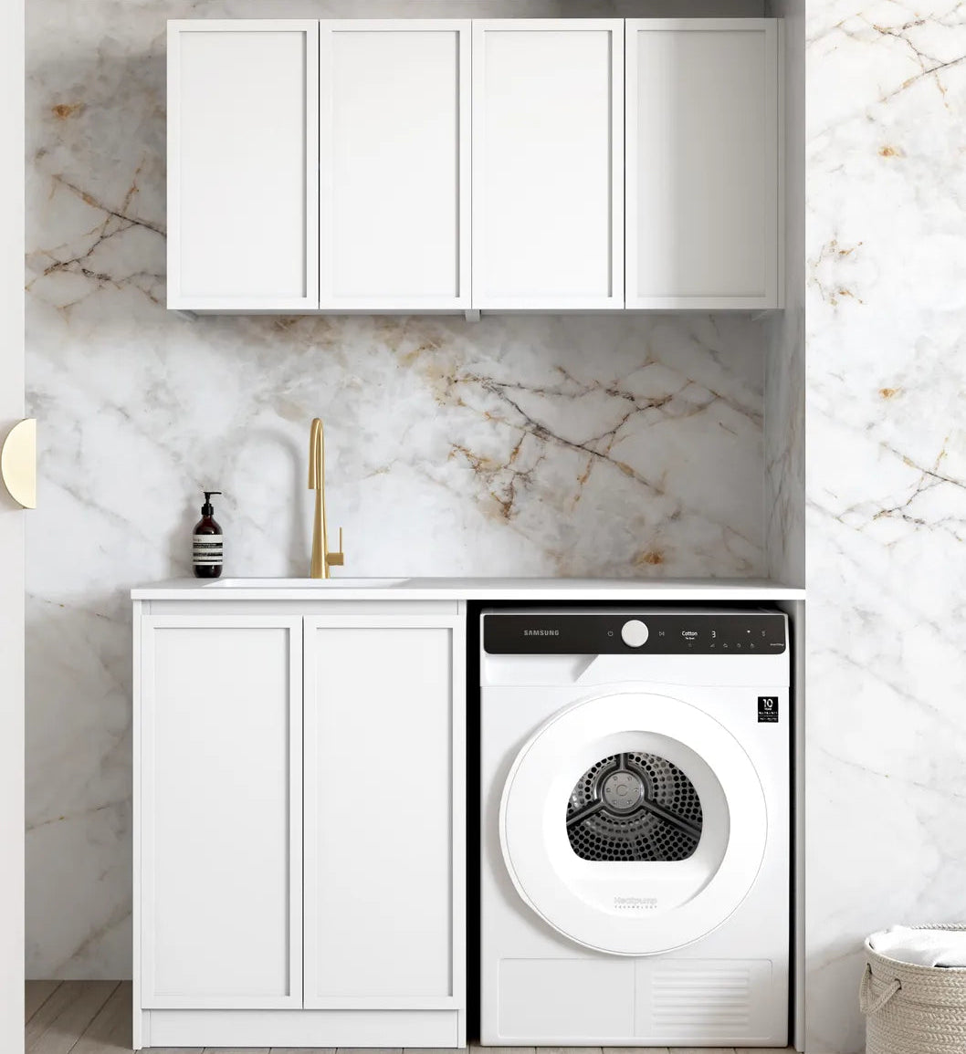 Hampshire White Laundry Kit 1305x600x2100