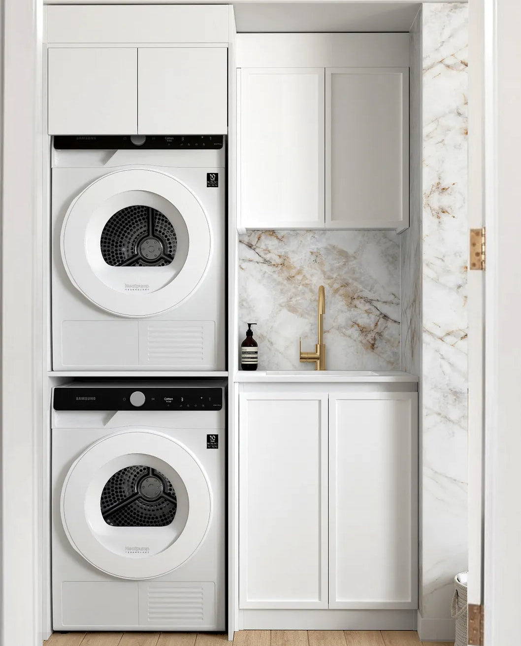 Hampshire White Laundry Kit 1305x600x2100