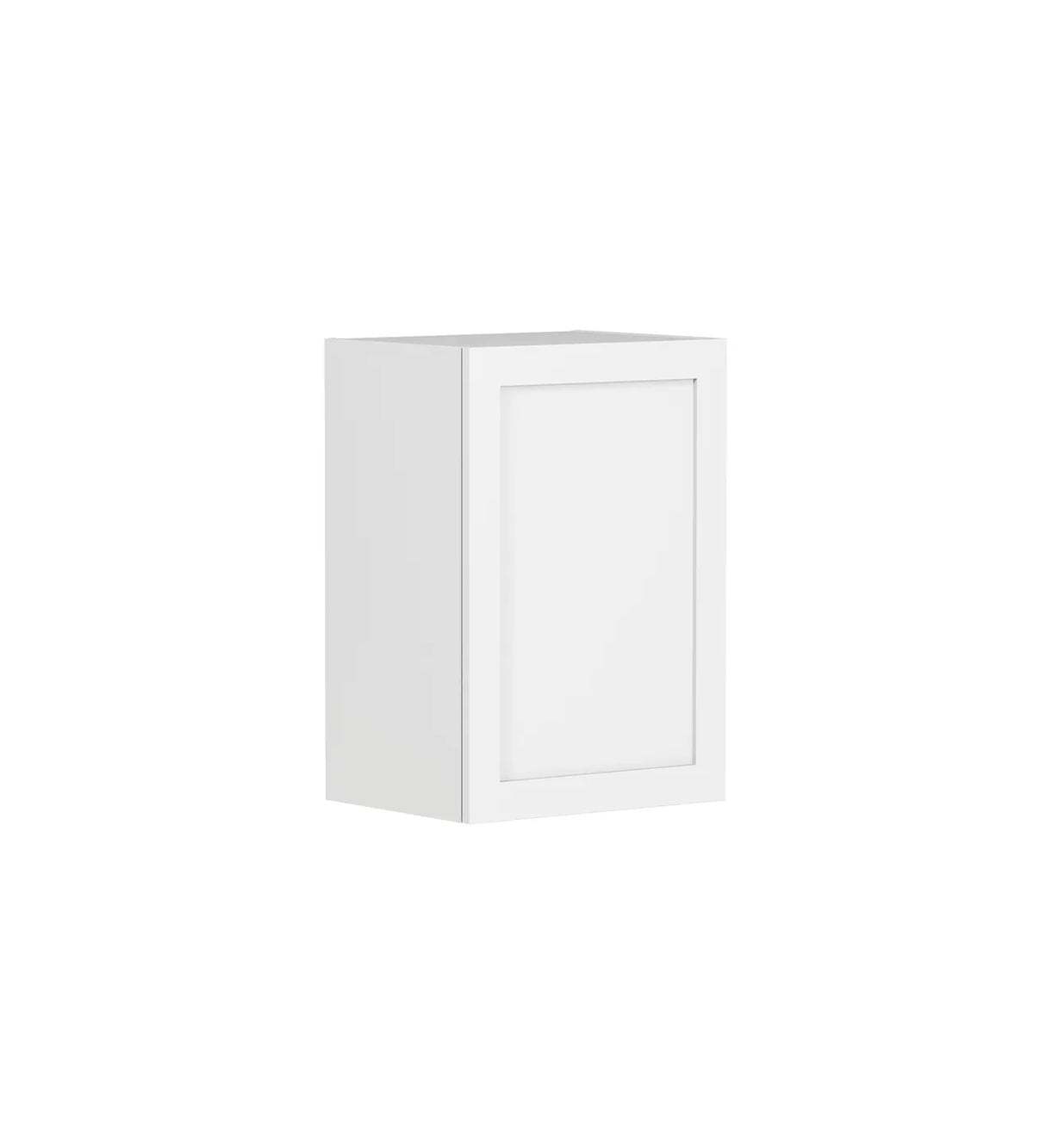 Hampton Laundry 415 White Wall Cabinet side view