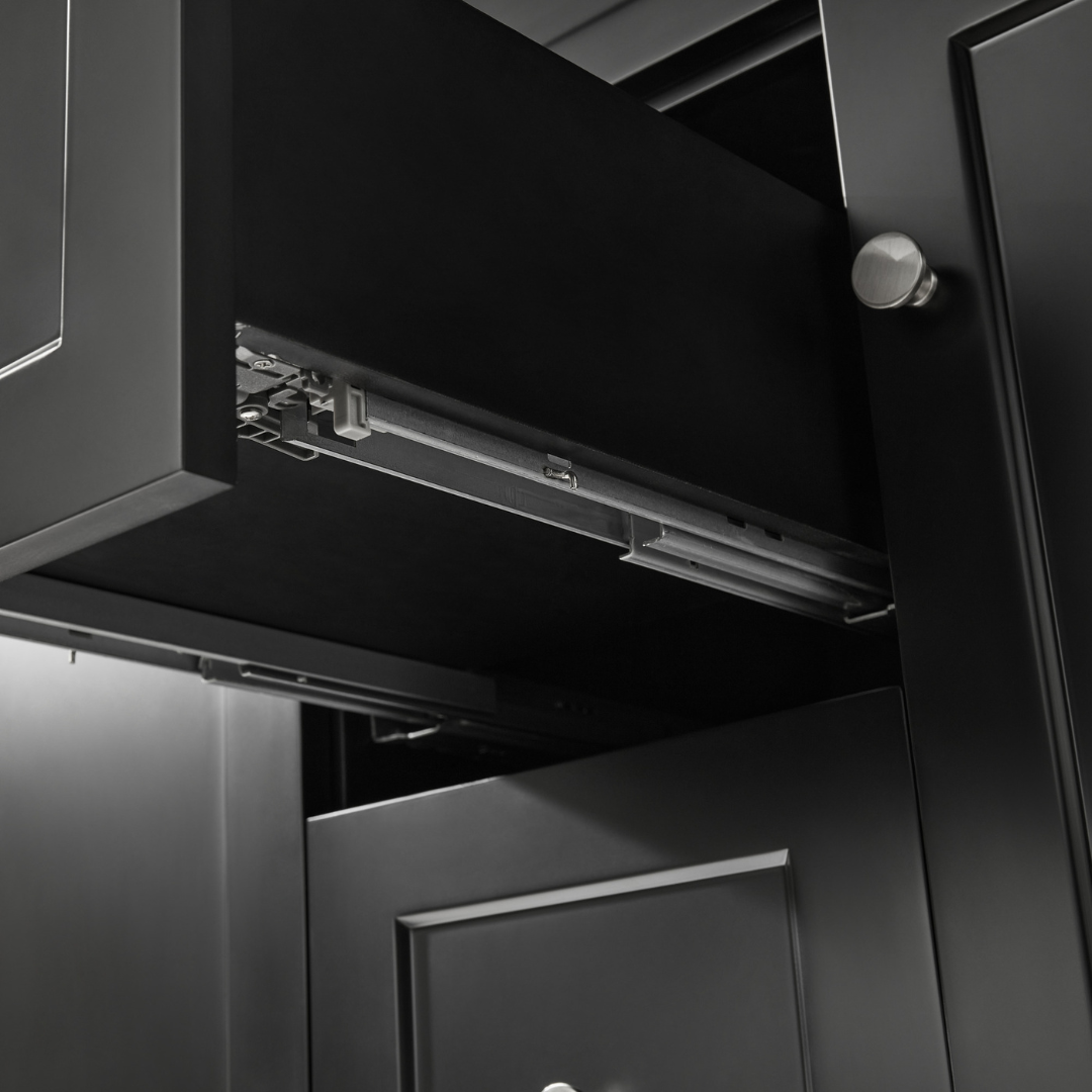 Closer look of Harrington PVC Floor Vanity Double Bowl 1200mm drawer