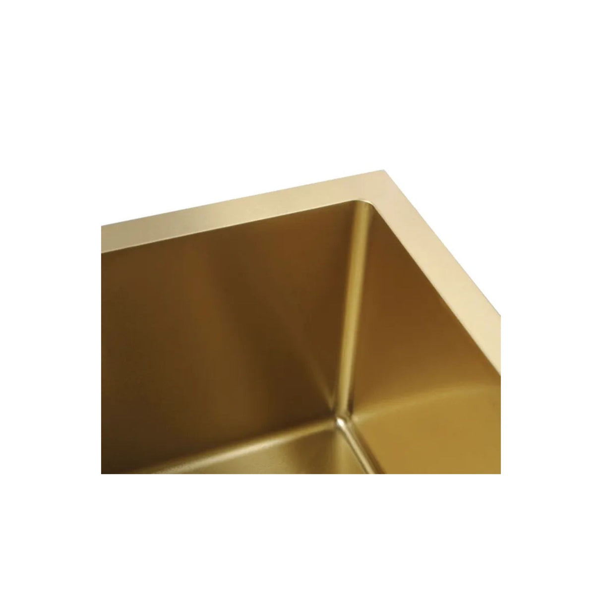 Axon 580x440x220mm Single Bowl Argent Gold Sink edge