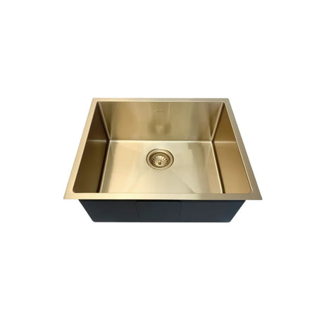 Axon 580x440x220mm Single Bowl Brushed Gold Sink