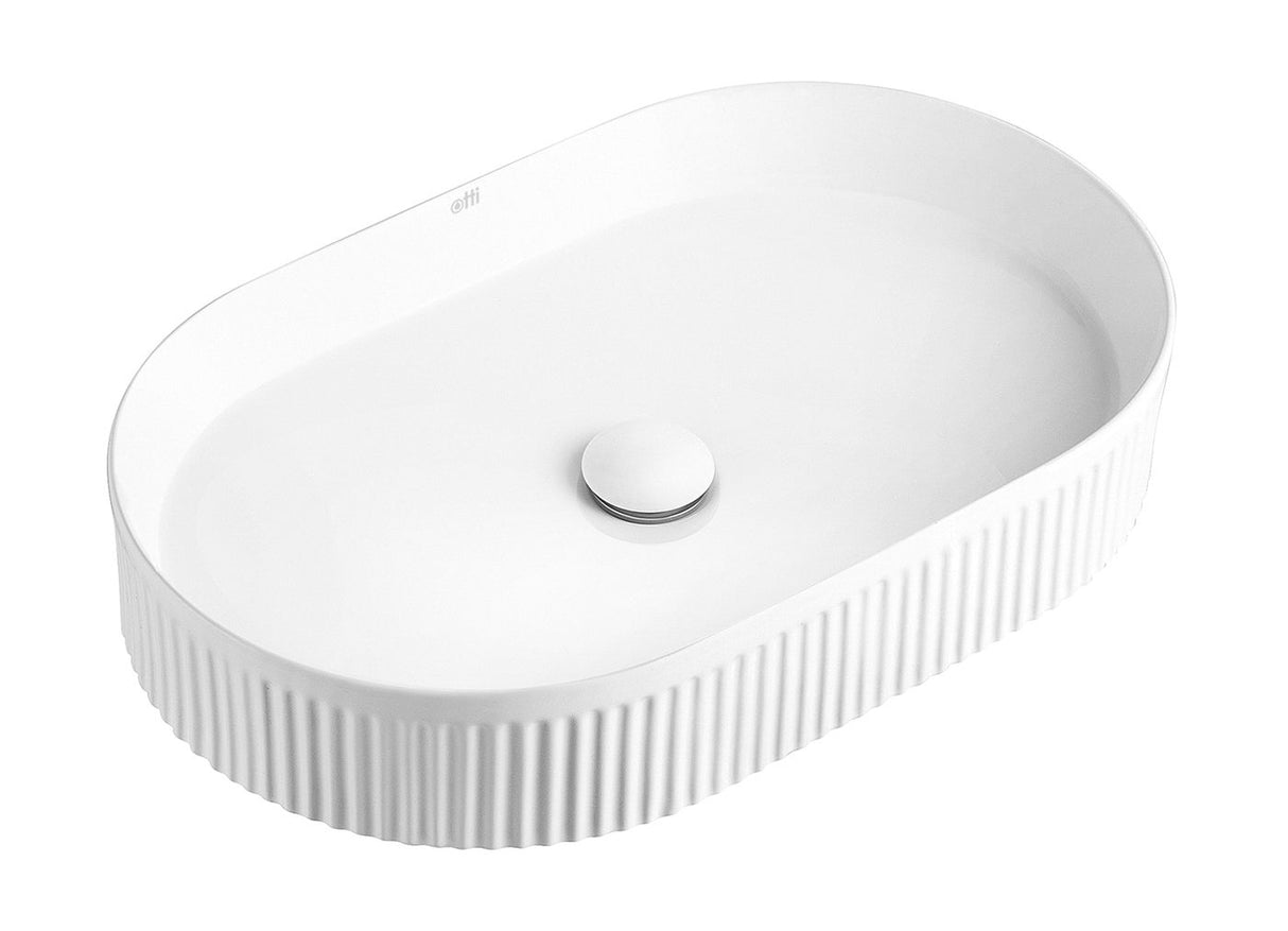 White Kensington Oval 560x350x120 Basin