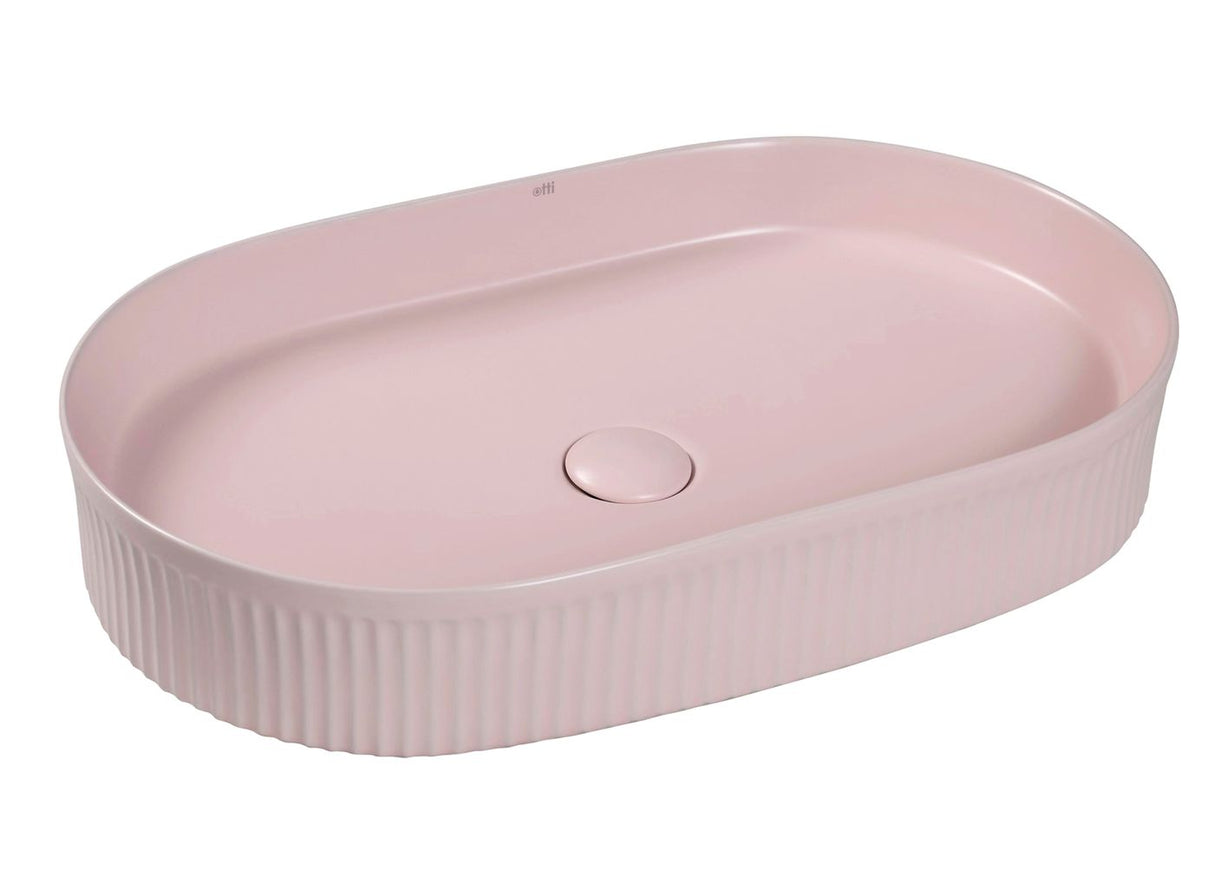 Pink Kensington Oval 560x350x120 Basin