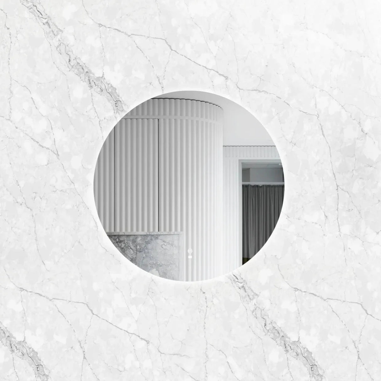 Frameless Bondi LED Round Mirror 800mm