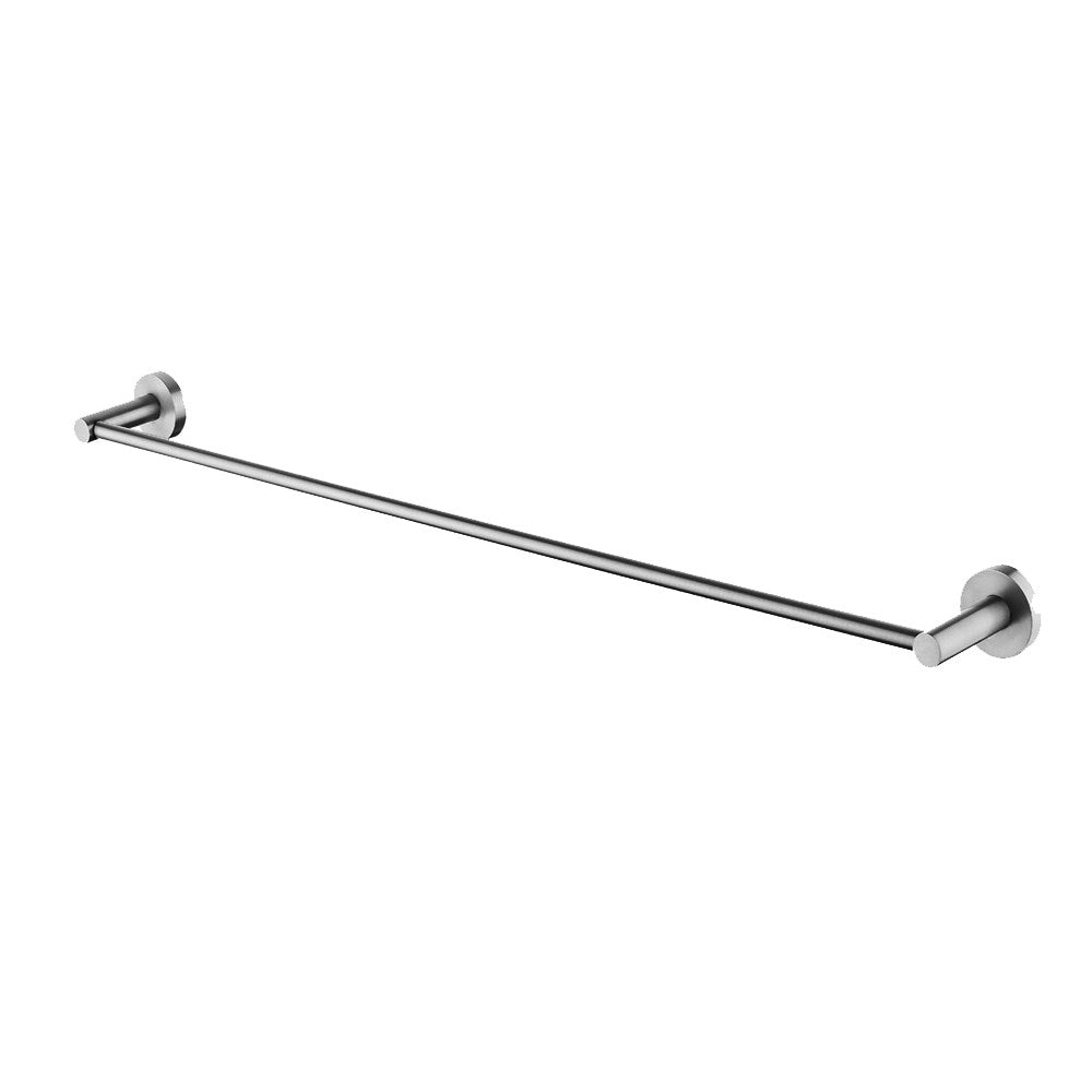 800mm Brushed Nickel Cuttable Single Towel Rail
