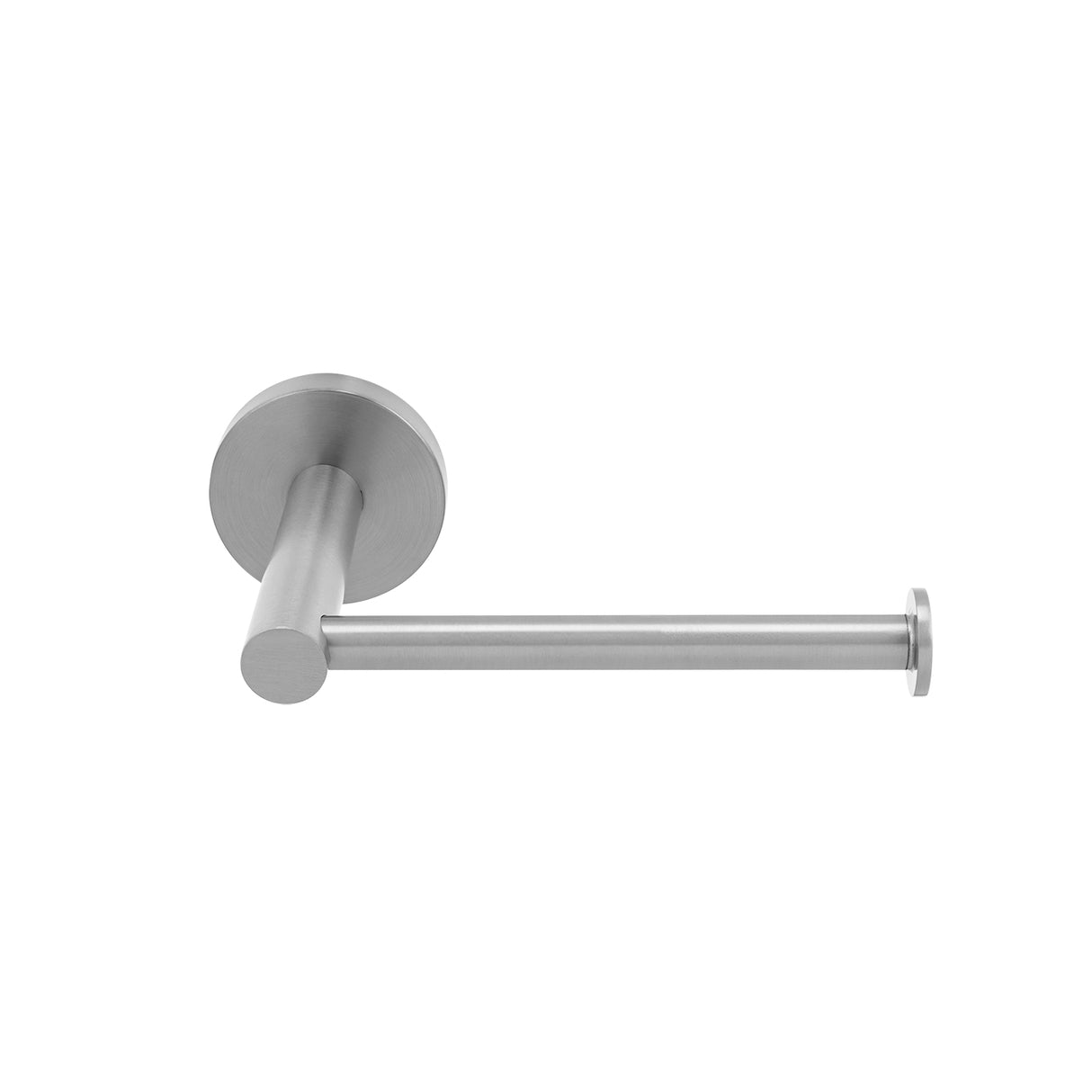LUCID PIN - Brushed Nickel Toilet Paper Holder front view