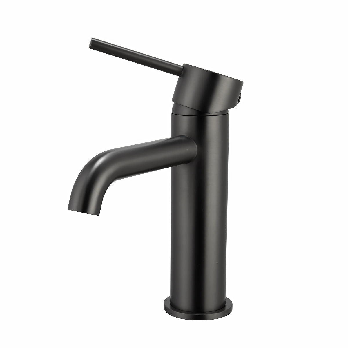 LUCID PIN - Gunmetal Basin Mixer side view