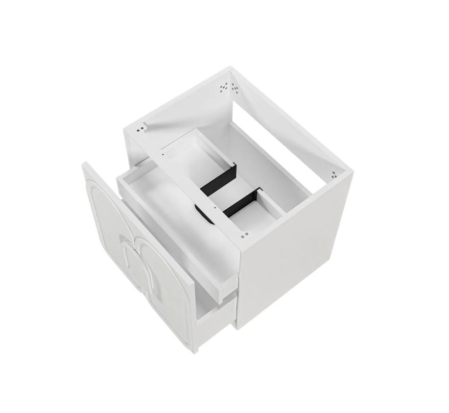 Laguna Wall Hung Vanity 600mm - White inside details