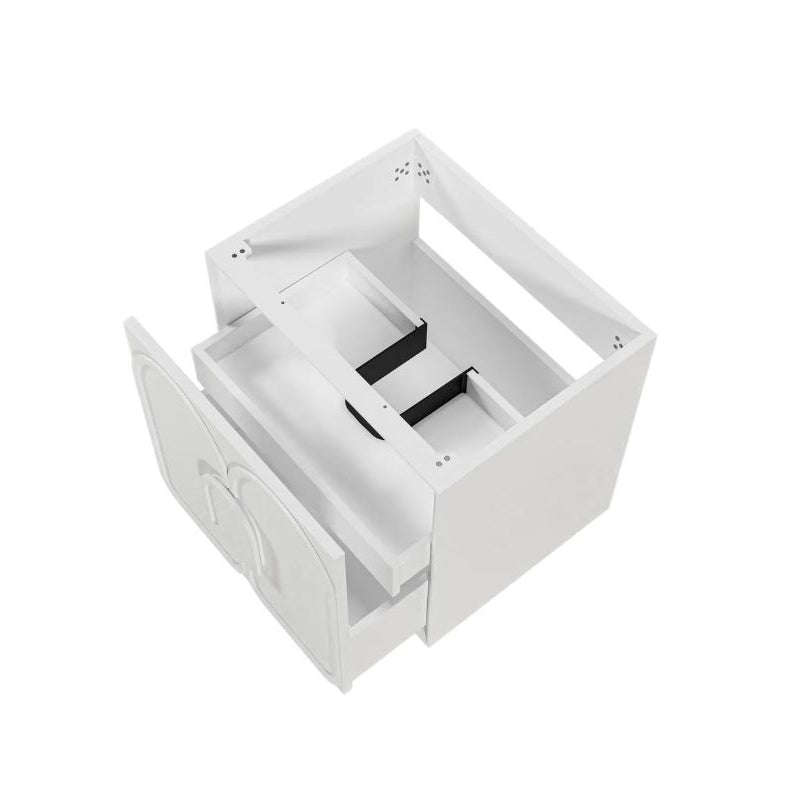 Laguna Wall Hung Vanity 600mm - White inside details