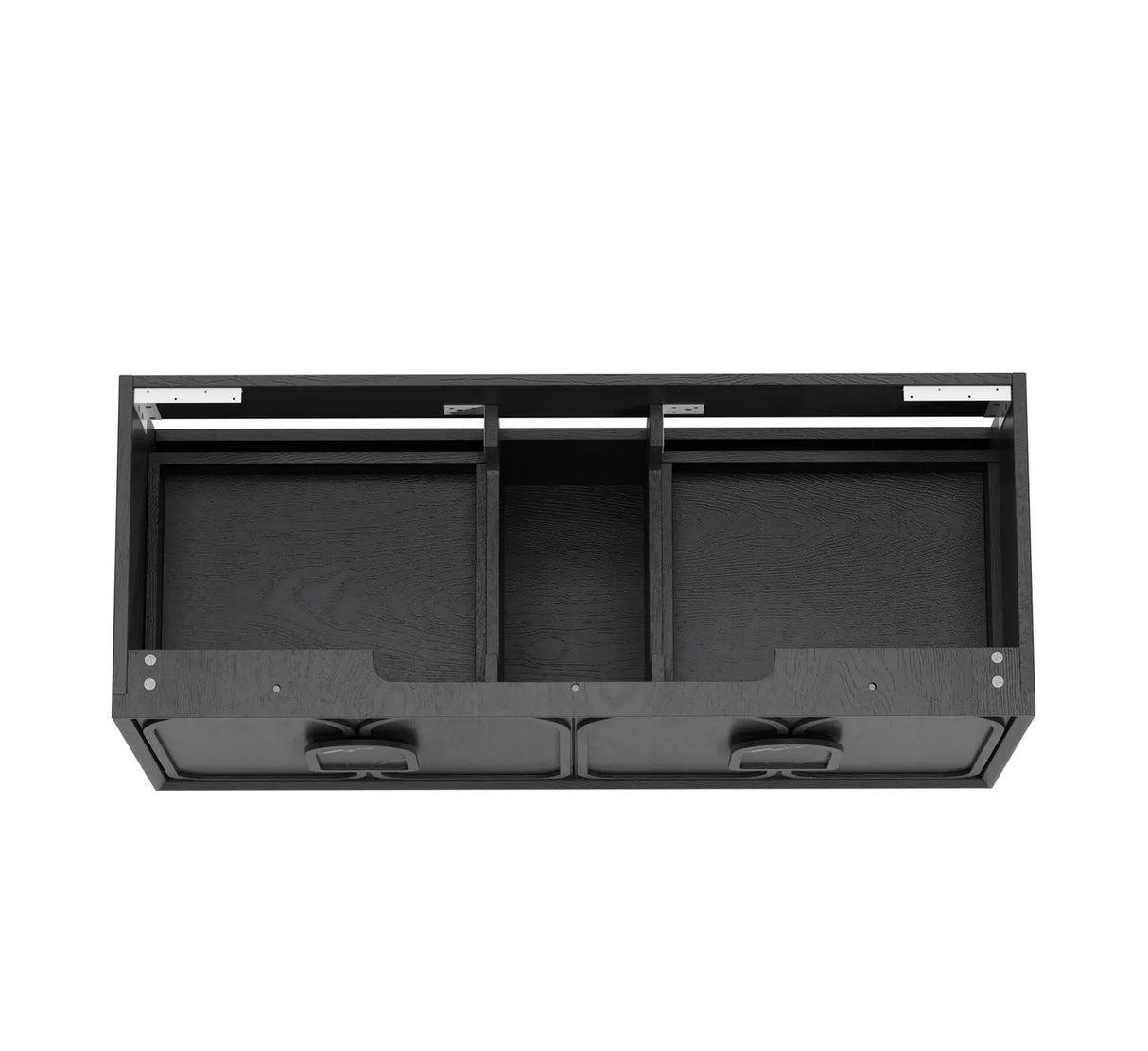 Laguna Wall Hung Vanity 1200mm - Black Oak top view