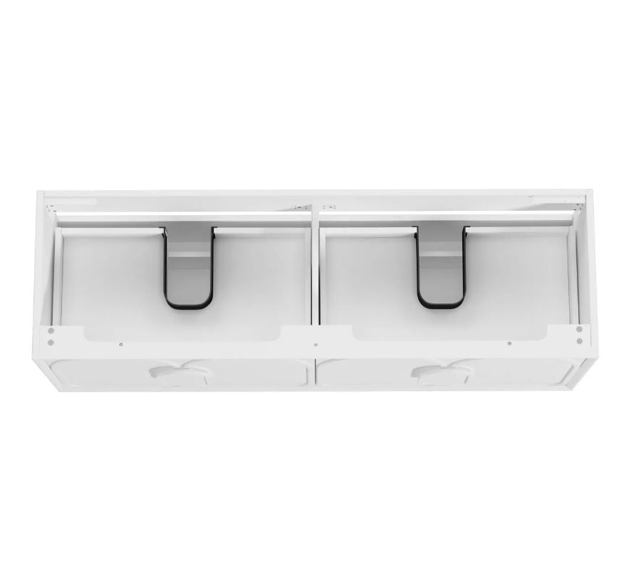 Laguna Wall Hung Vanity 1500mm - White top view