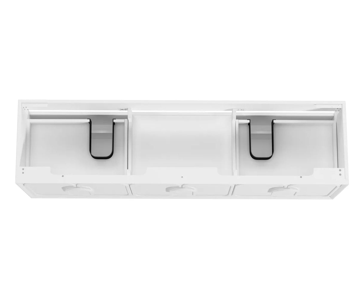 Laguna Wall Hung Vanity 1800mm - White top view