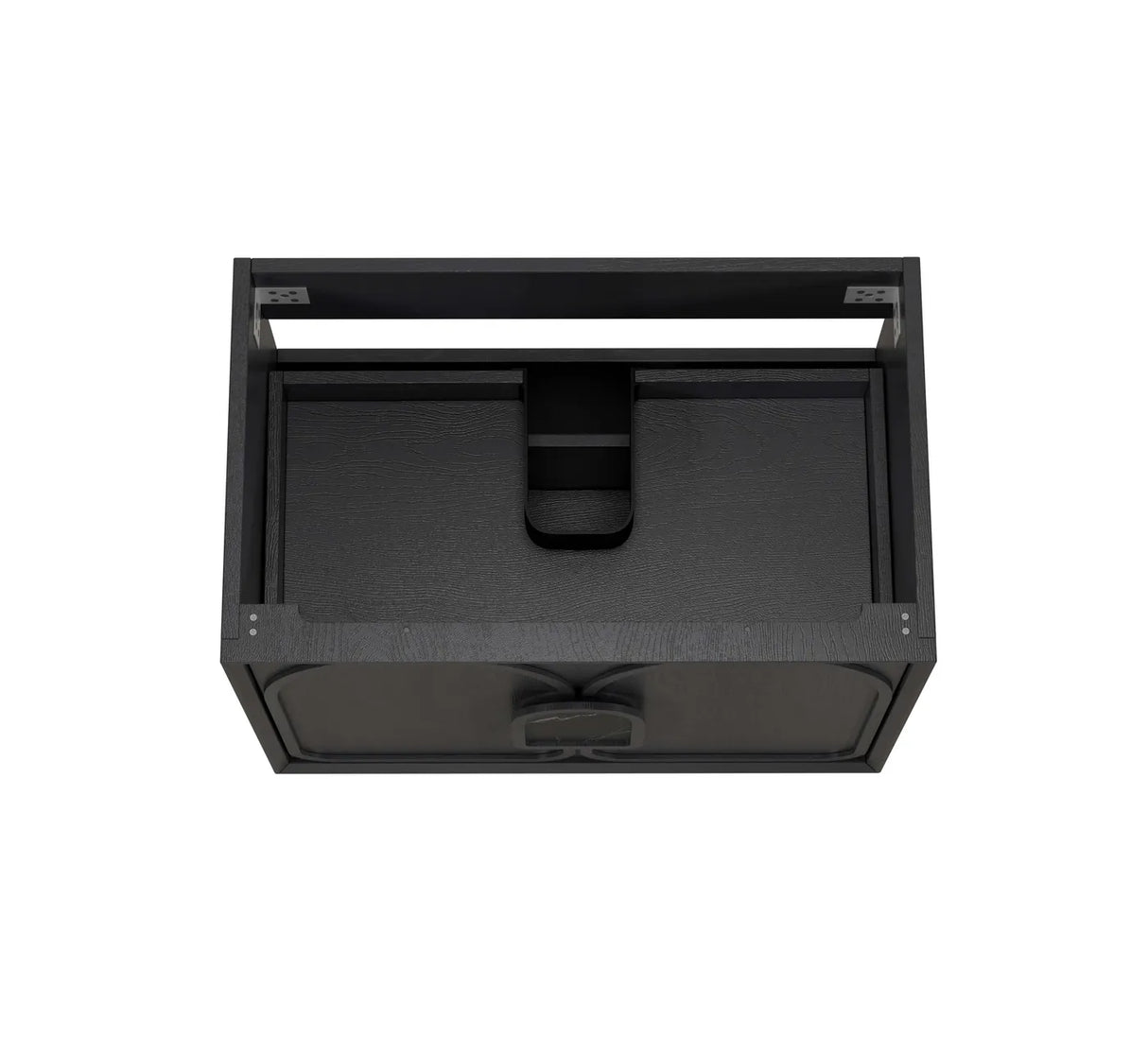 Laguna Wall Hung Vanity 750mm - Black Oak top view